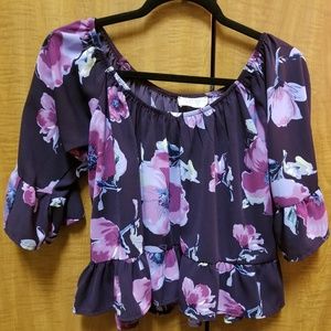 Pretty purple dressy shirt